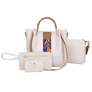 Beige Family Bucket - Handbag