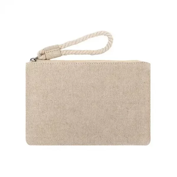 Classic Eco-friendly High Quality Linen Cosmetic Bag