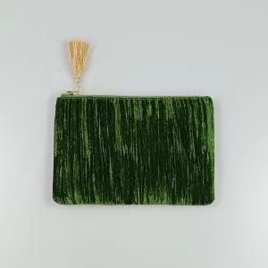 Dark Green Pouch Bag