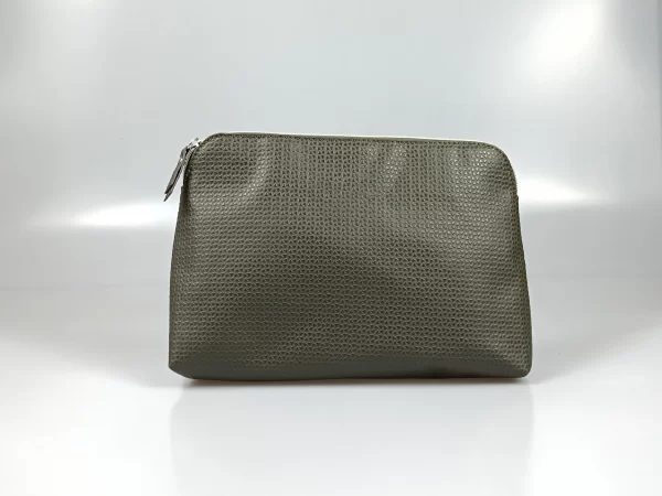 Dark Green PU Pouch Bag