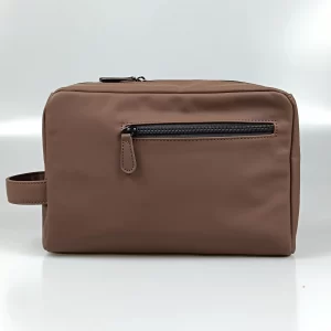 Dark Brown Travel Toiletry Bag