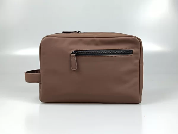 Dark Brown Travel Toiletry Bag