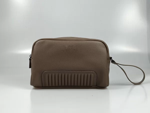 Brown Men's Travel Toiletry Bag