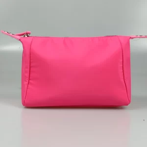 Pink Oxford Cloth Waterproof Cosmetic Bag