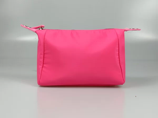 Pink Oxford Cloth Waterproof Cosmetic Bag