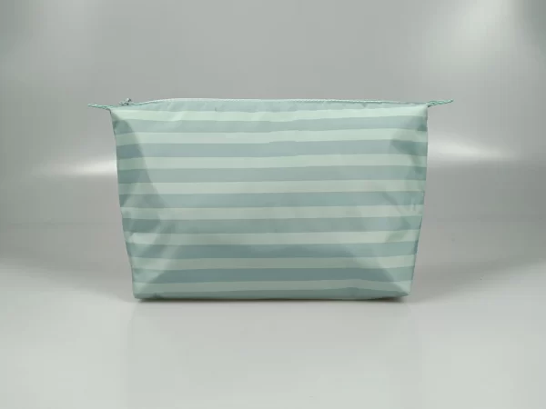 Large Capacity Green Stripe Pouch Bag