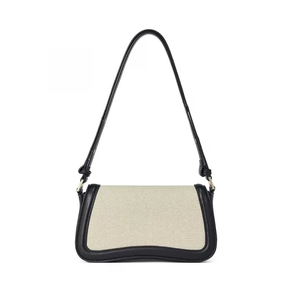 MF JAC Color Block Shoulder Bag - Black