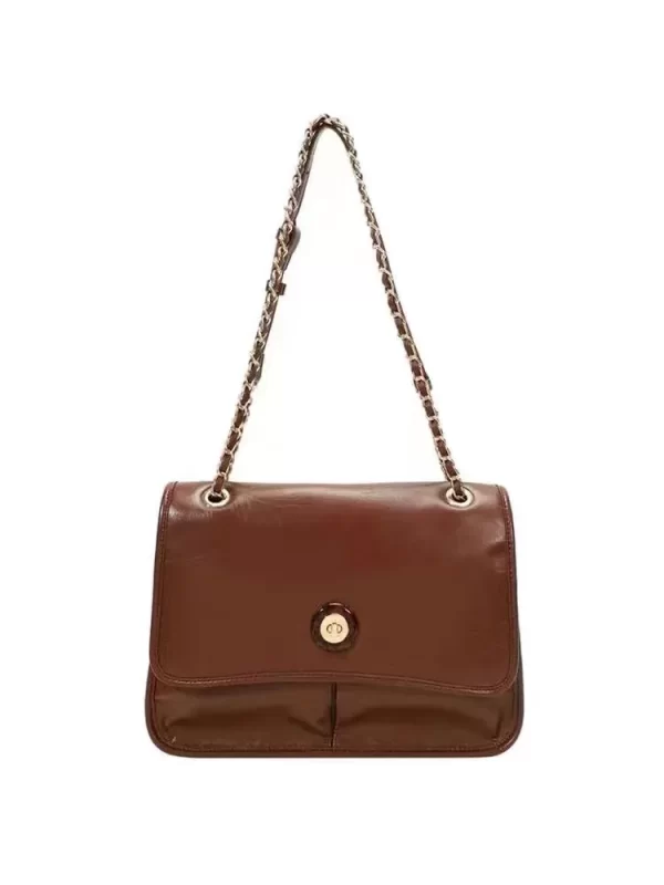 Brown Leather Shoulder Bag