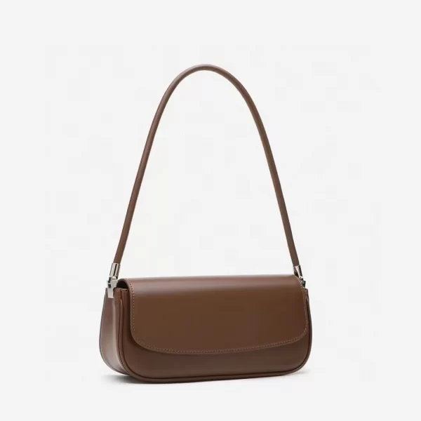 Brown Leather Shoulder Bag