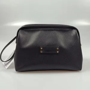 Black PU Travel Makeup Bag