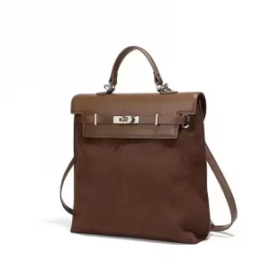 Brown Classic Business Tote Bag