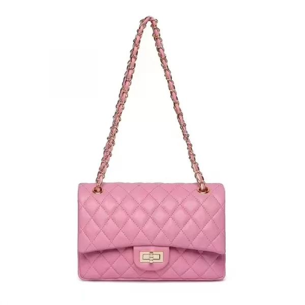 PU Diamond-shaped Shoulder Bag