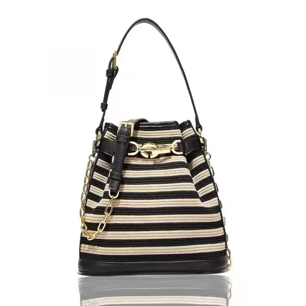 Classic Striped Handbag